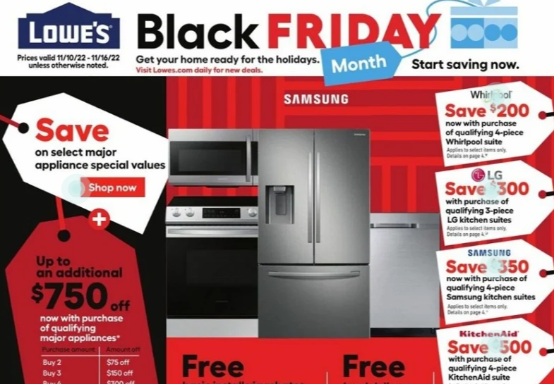 Lowe's Black Friday Searchable Deals List