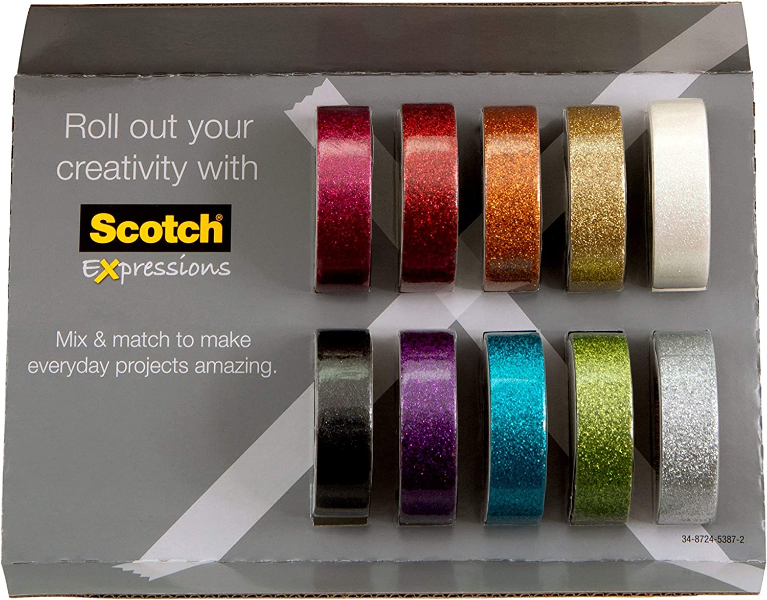 Lowest Price: Scotch Brand Scotch Expressions Glitter Washi Tape