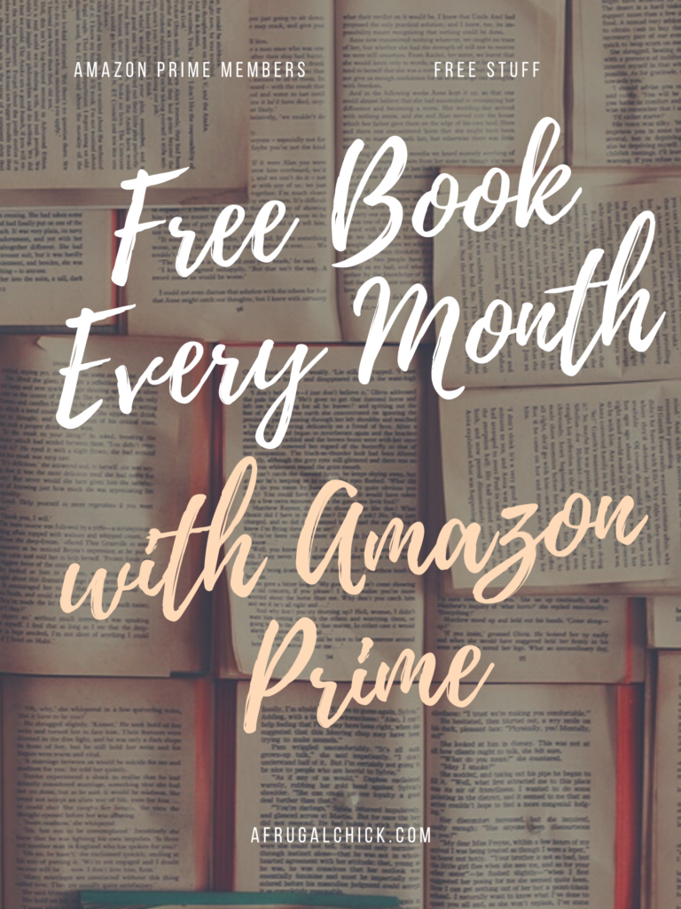 Free Book a Month With Amazon Prime