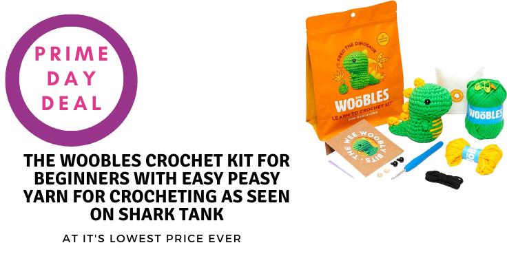 Prime Day Deal: The Woobles Crochet Kit for Beginners with Easy  Peasy Yarn for Crocheting as Seen On Shark Tank