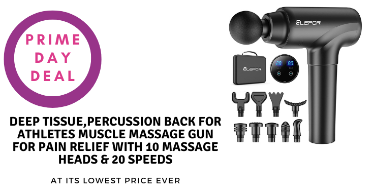 Massage Gun Deep Tissue, Percussion Back Massager Gun for Athletes Muscle  Massage Gun for Pain Relief