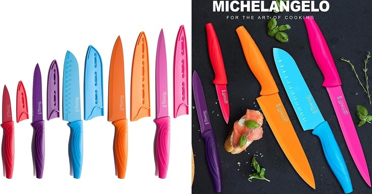 Lowest Price: Michelangelo Rainbow Knife Set