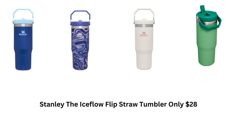 Stanley The Iceflow Flip Straw Tumbler Only $28