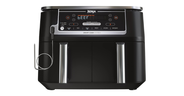 Lowest Price: Ninja DZ550 Foodi 10 Quart 6-in-1 DualZone Smart XL  Air Fryer with 2 Independent Baskets