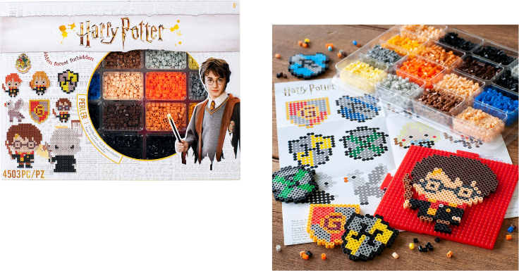 Lowest Price: Perler Harry Potter Fuse Bead Kit for Kids and Adults,  Comes with 19 Patterns