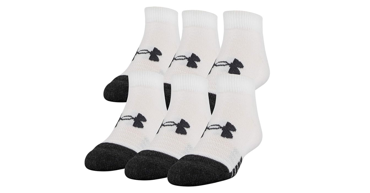 Under Armour Performance Tech Low Cut Socks 6-Pack - U6775C6 001