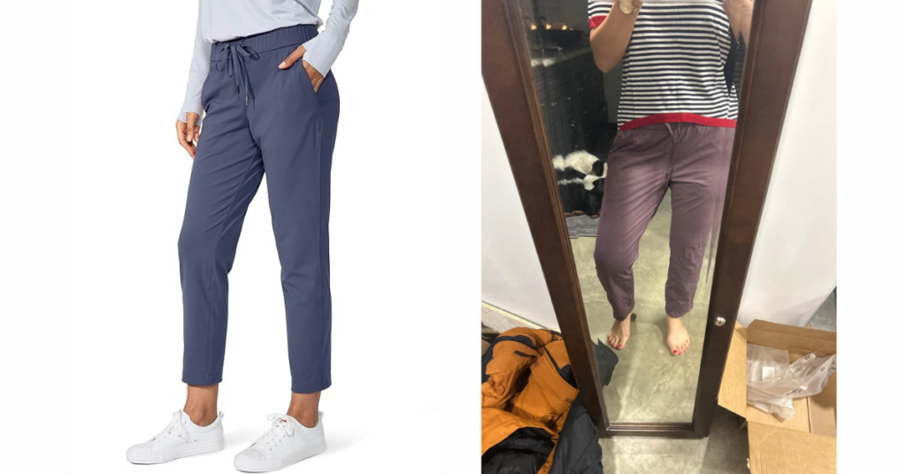 Womens Golf Pants G Gradual G Gradual Women's Golf Pants With Deep Pockets 7/8 Stretch Ankle Sweatpants For Golf, Athletic, Travel, Work, Casual, Lounge, Workout | SHEIN A Travel Pants For Women