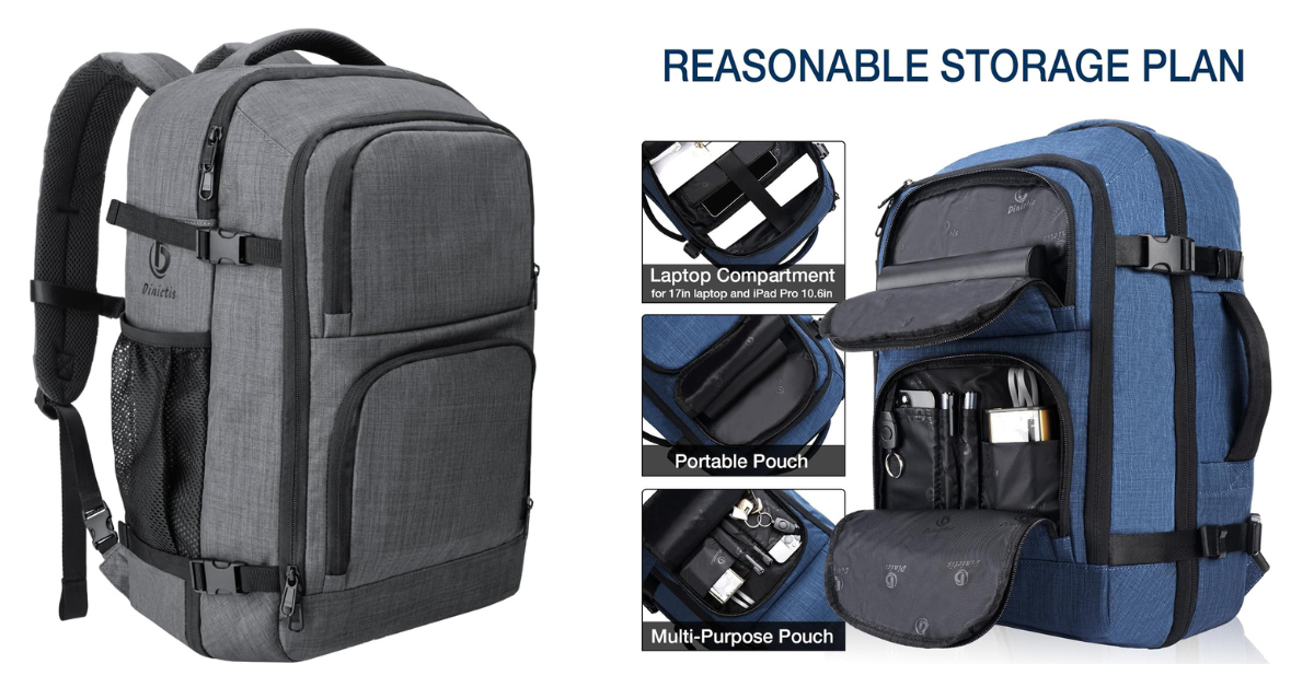 Amazon Under $20: Backpack Suitcase for Travel for 17 Inch Laptop