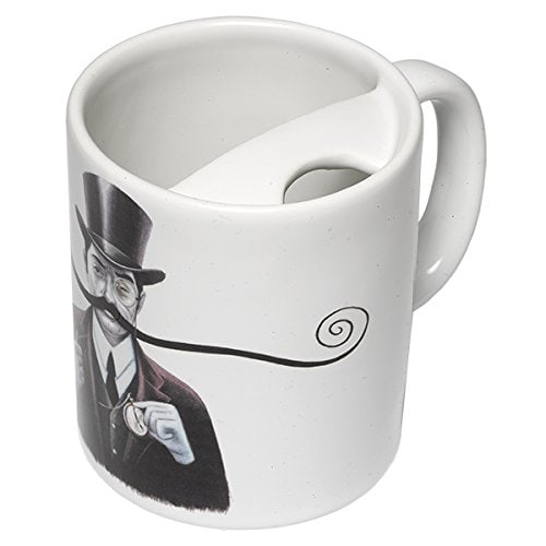 mustache mug