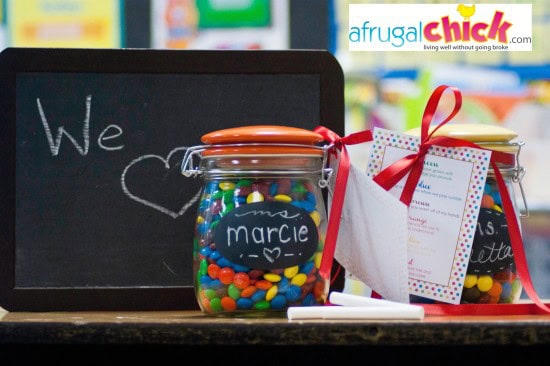 Teacher Appreciation M and M